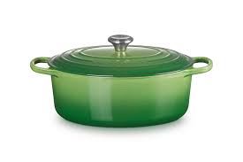 LE CREUSET COCOTTE SIGNATURE OVALE 31CM BAMBOO