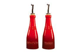 LE CREUSET SET HUILE ET VINAIGRE 300ML CERISE