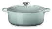 LE CREUSET COCOTTE SIGNATURE OVALE 31CM SEA SALT