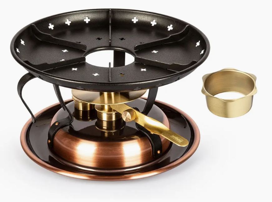 STÖCKLI RECHAUD CLASSIC CUIVRE AVEC COUPE VENT