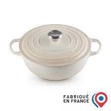 LE CREUSET MARMITE SIGNATURE 26CM MERINGUE