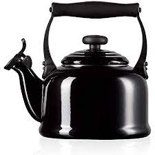 [92000800140000] LE CREUSET BOUILLOIRE TRADITION NOIR BRILLANT