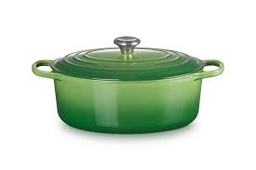 [21178314082430] LE CREUSET COCOTTE SIGNATURE OVALE 31CM BAMBOO