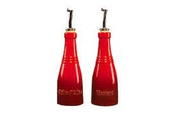 [80842300600003] LE CREUSET SET HUILE ET VINAIGRE 300ML CERISE