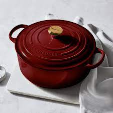 [21177249494441] LE CREUSET COCOTTE SIGNATURE RONDE 24CM GARNET