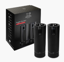 [6647665] PEUGEOT SET MOULIN A POIVRE ET SEL LINE NIGHT US Z 15CM